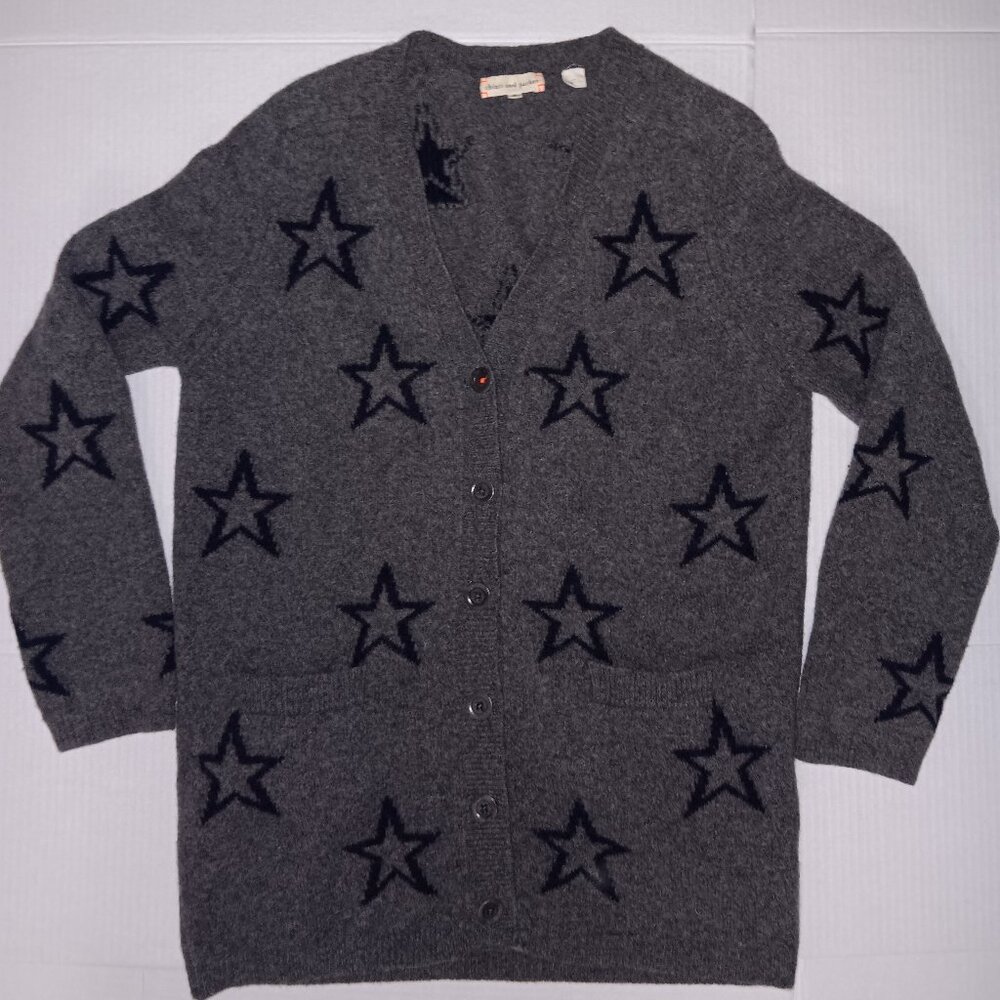 CHINTI AND PARKER STARS BUTTON DOWN POCKET CARDIGAN